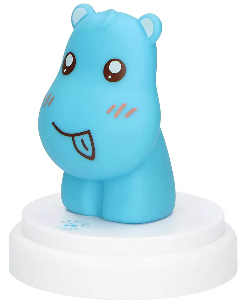 Alecto LED nachtlampje hippo- Blauw