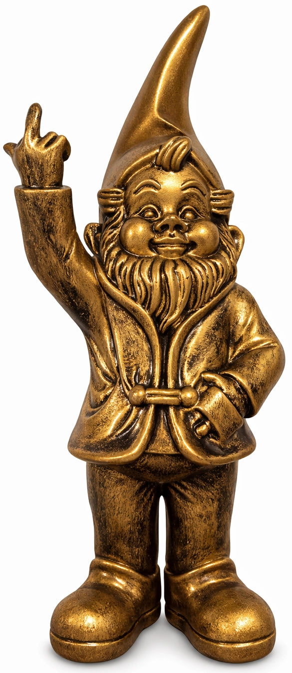 Brutale "Middelvinger" Kabouter – 33 cm