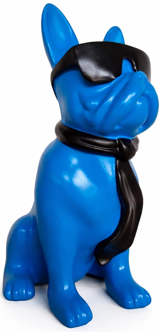Blauwe Hond met Zonnebril – 40 cm