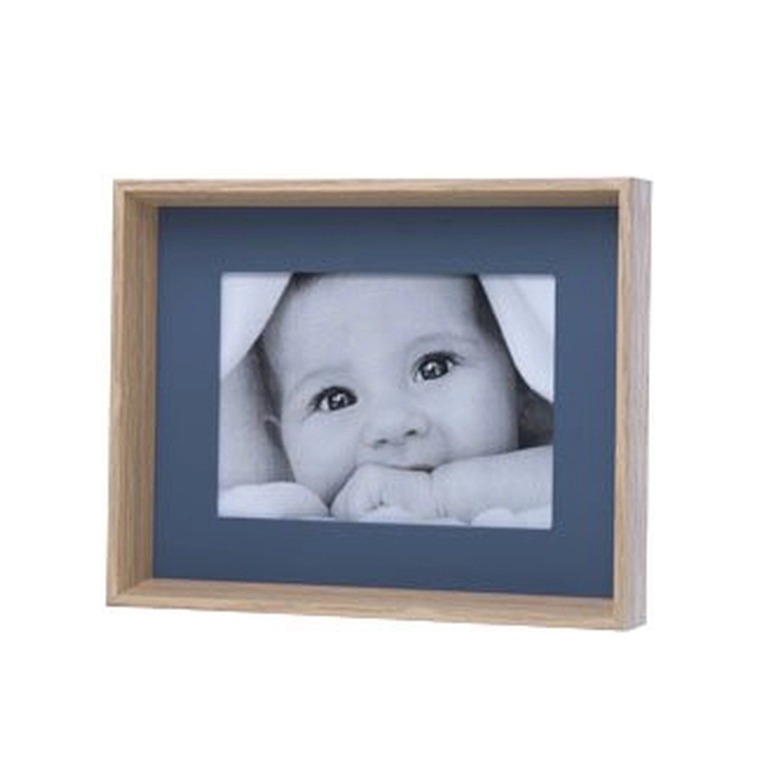 Fotokader donkergrijs rechthoek hout - Geschikt voor foto's 13 x 18 cm