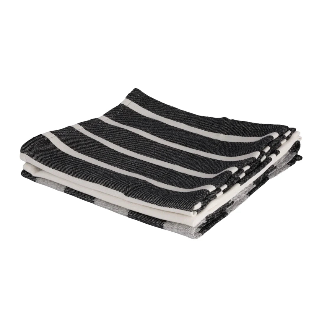 Cosy & Trendy Keukenhanddoek - Black (3 stuks)