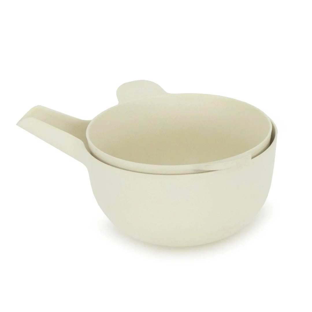 Bowl met vergiet - Wit - Medium