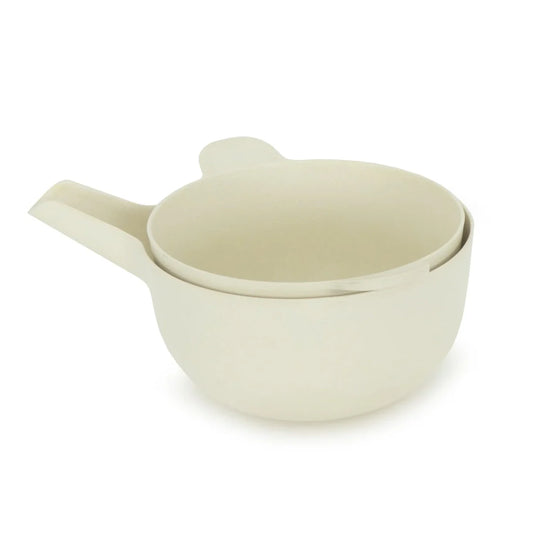 Bowl met vergiet - Wit - Medium