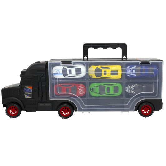 JollyVrooom - Truck met 6 auto's