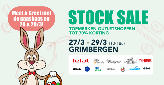 Prijzenklopper opent 27-28-29 maart - Meet & Greet met Paashaas