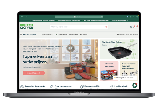 Prijzenklopper webshop is live!