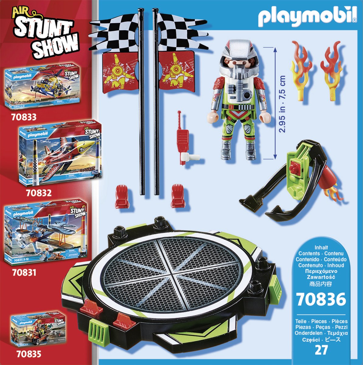 Playmobil Air Stuntshow jet "Jetpack" - 70836