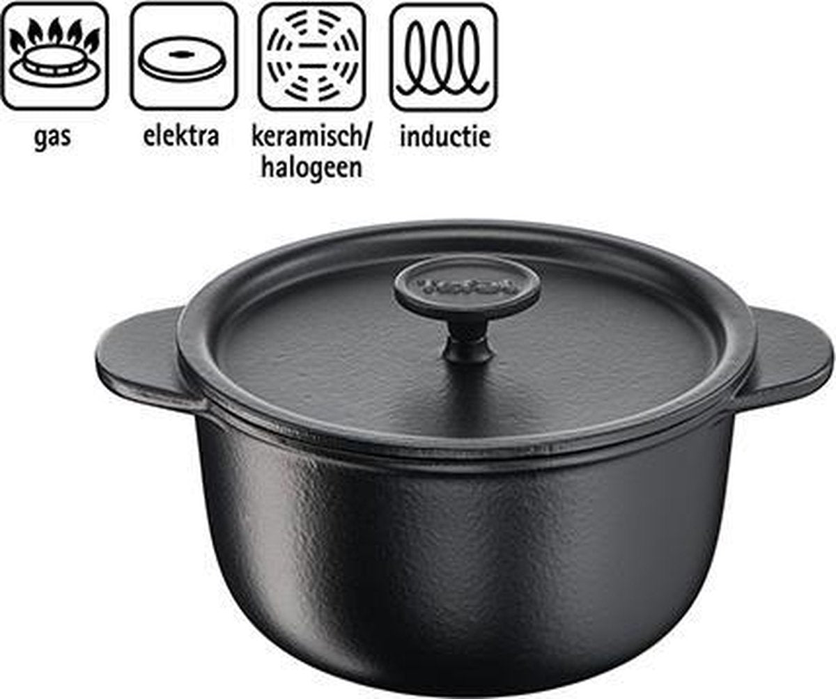 Tefal Ronde gietijzeren braadpan - 20 cm