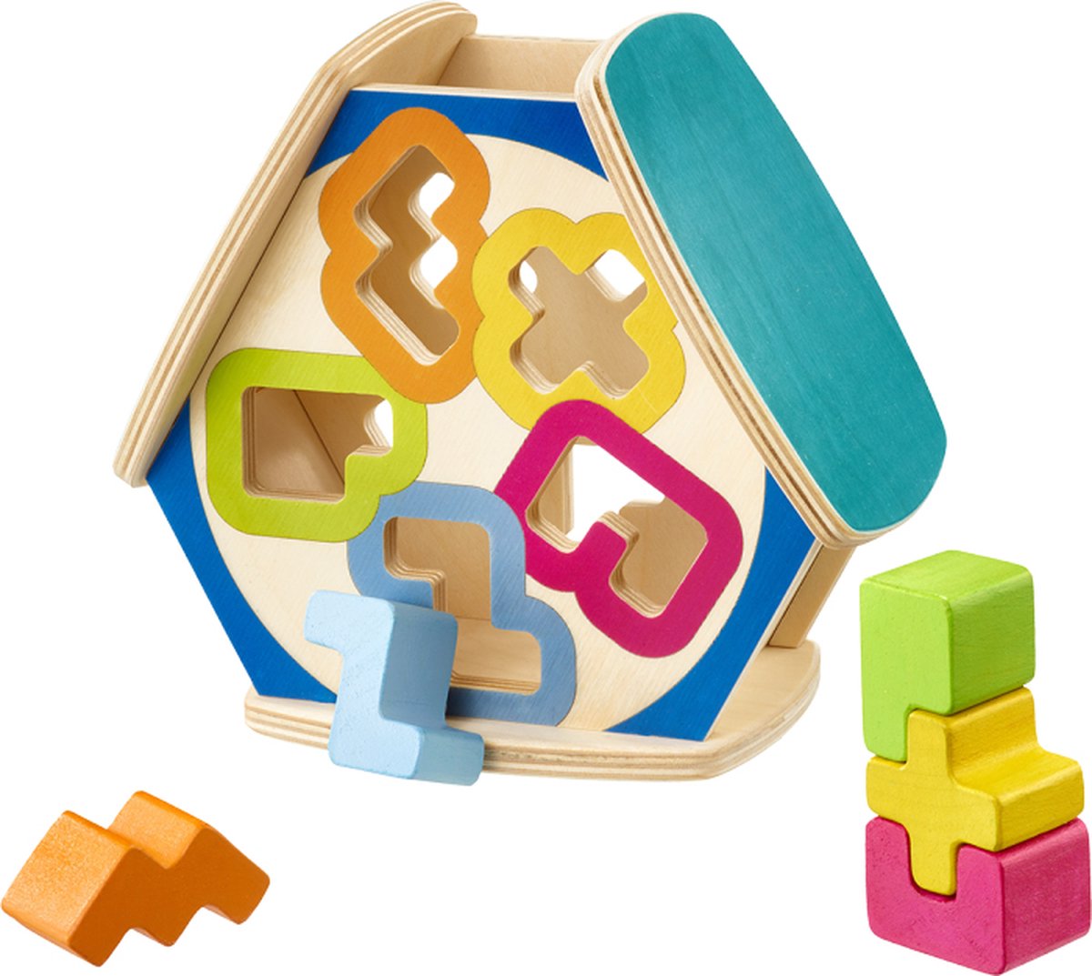 Schmidt Sortino Houten Sorteerbox - 16 cm