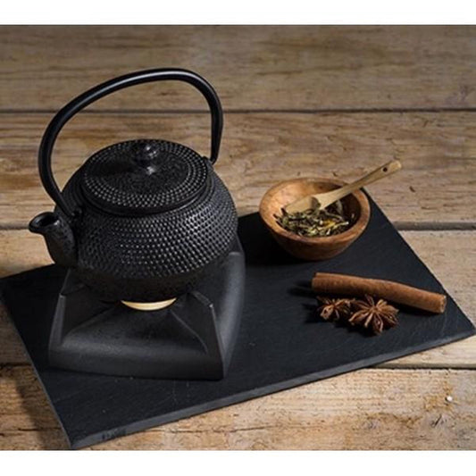 Warmhouder theepot zwart gietijzer