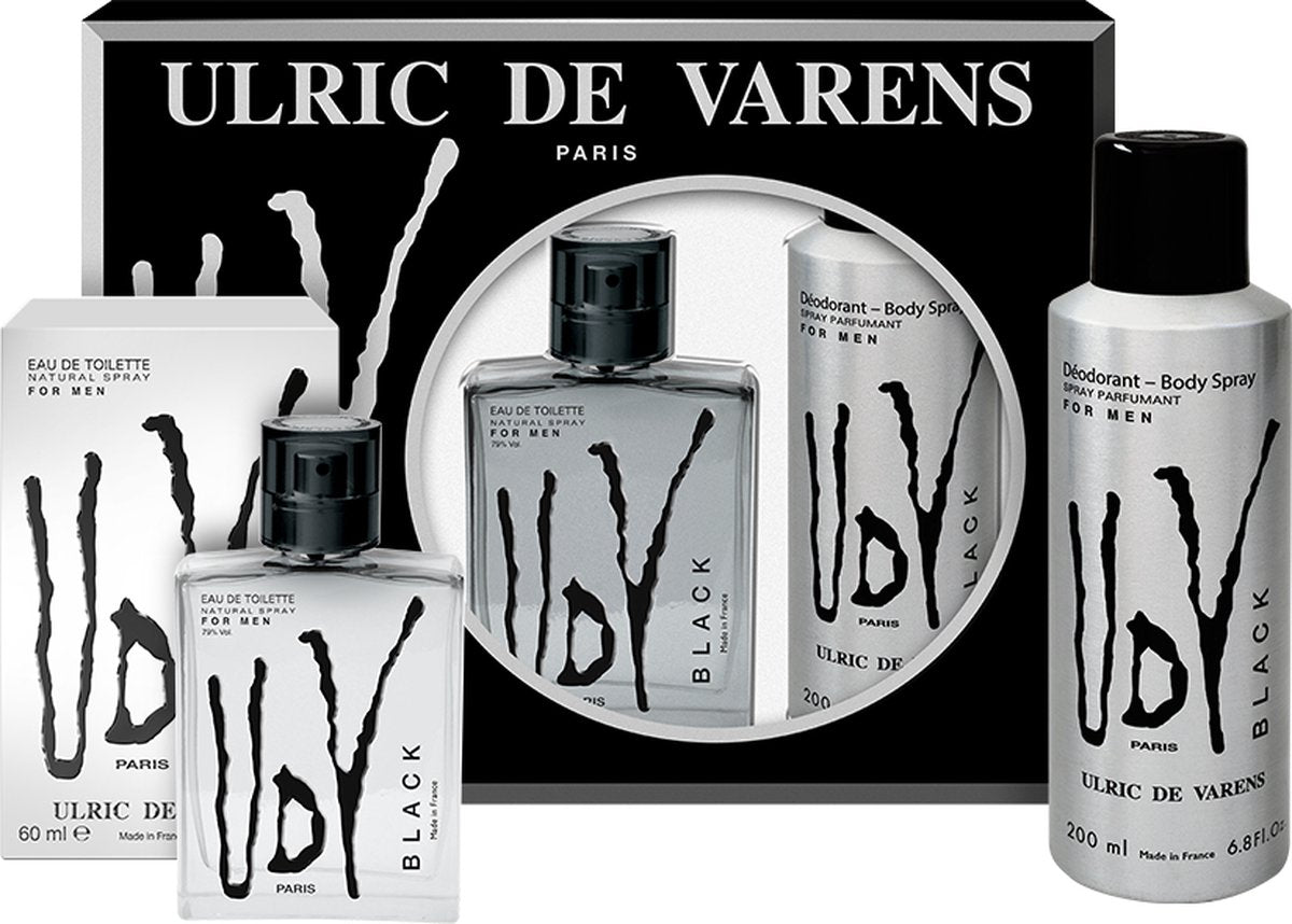 Ulric de Varens Giftset Version Black Eau De Toilette + Deo
