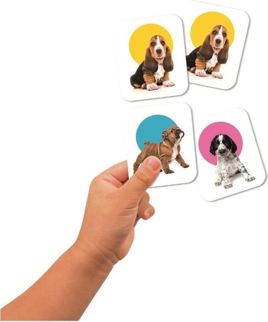 Clementoni Bordspel Memo Puppies - 80 kaarten