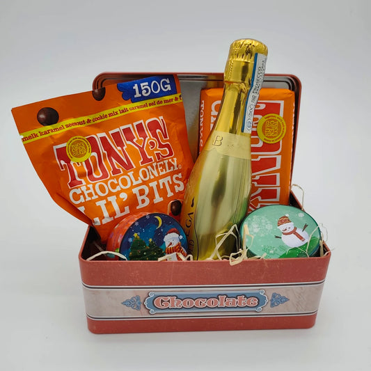 Chocolade & Bubbels Geschenkpakket
