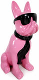 Roze Hond met Zonnebril – 40 cm