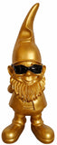 Kabouter Goud met Zonnebril – 28 cm
