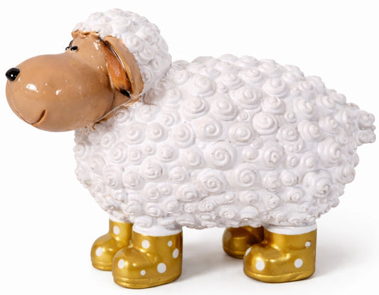 Schaap met gouden laarzen - 23 cm