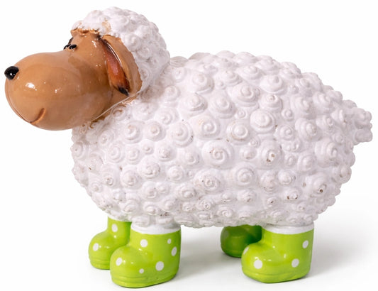 Schaap met groene laarzen - 23 cm