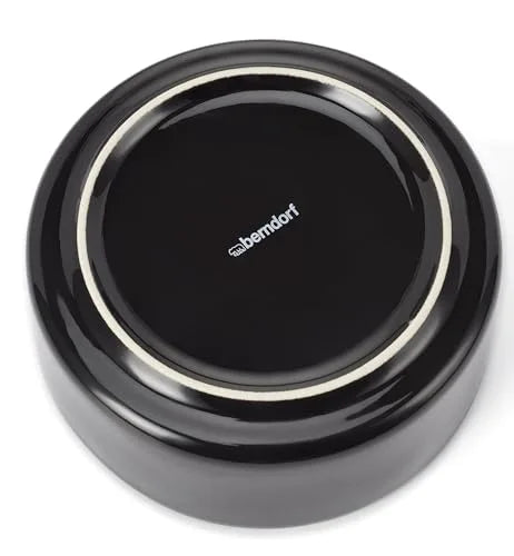 Berndorf Zwarte porseleinen bowls - Set 2 stuks - 16 cm