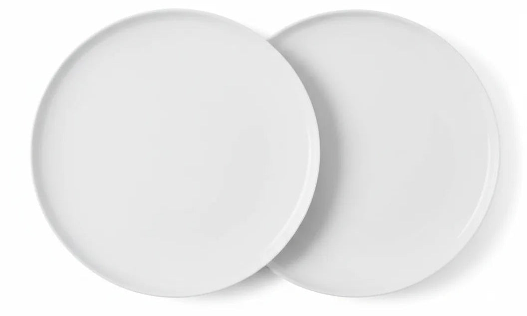 Berndorf witte porseleinen dinerborden 26 cm - set 2 stuks