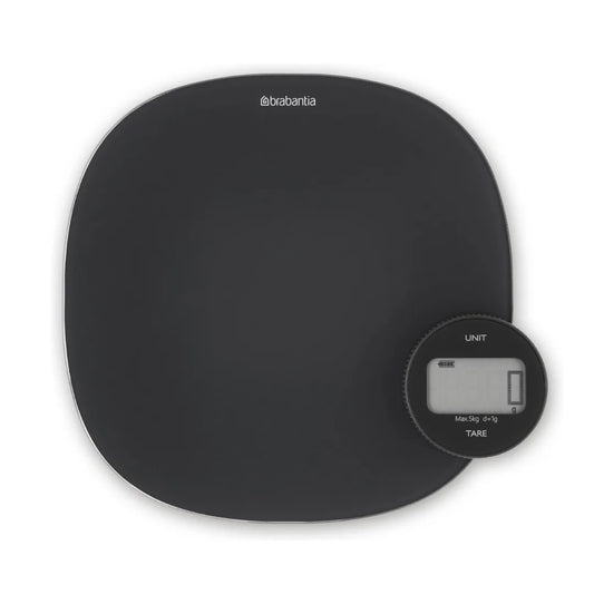 Brabantia Tasty+ Keukenweegschaal Digitaal - Dark Grey (batterijloos!)
