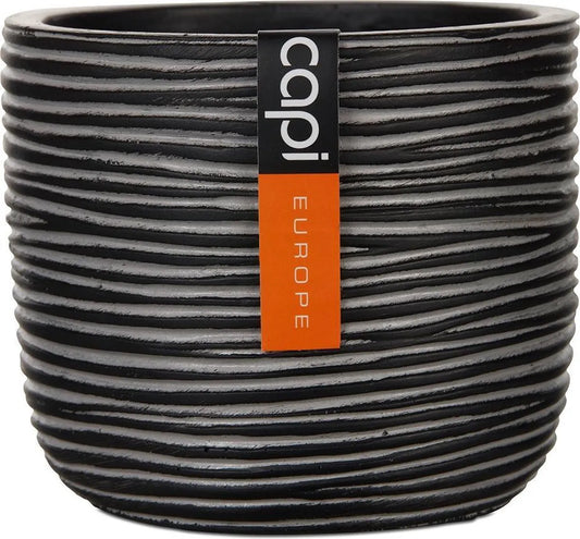 Capi bloempot Antraciet - 14x13x12 cm