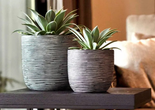 Capi bloempot Antraciet - 14x13x12 cm