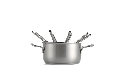 Mauviel 1830 Fondue set 8 personen