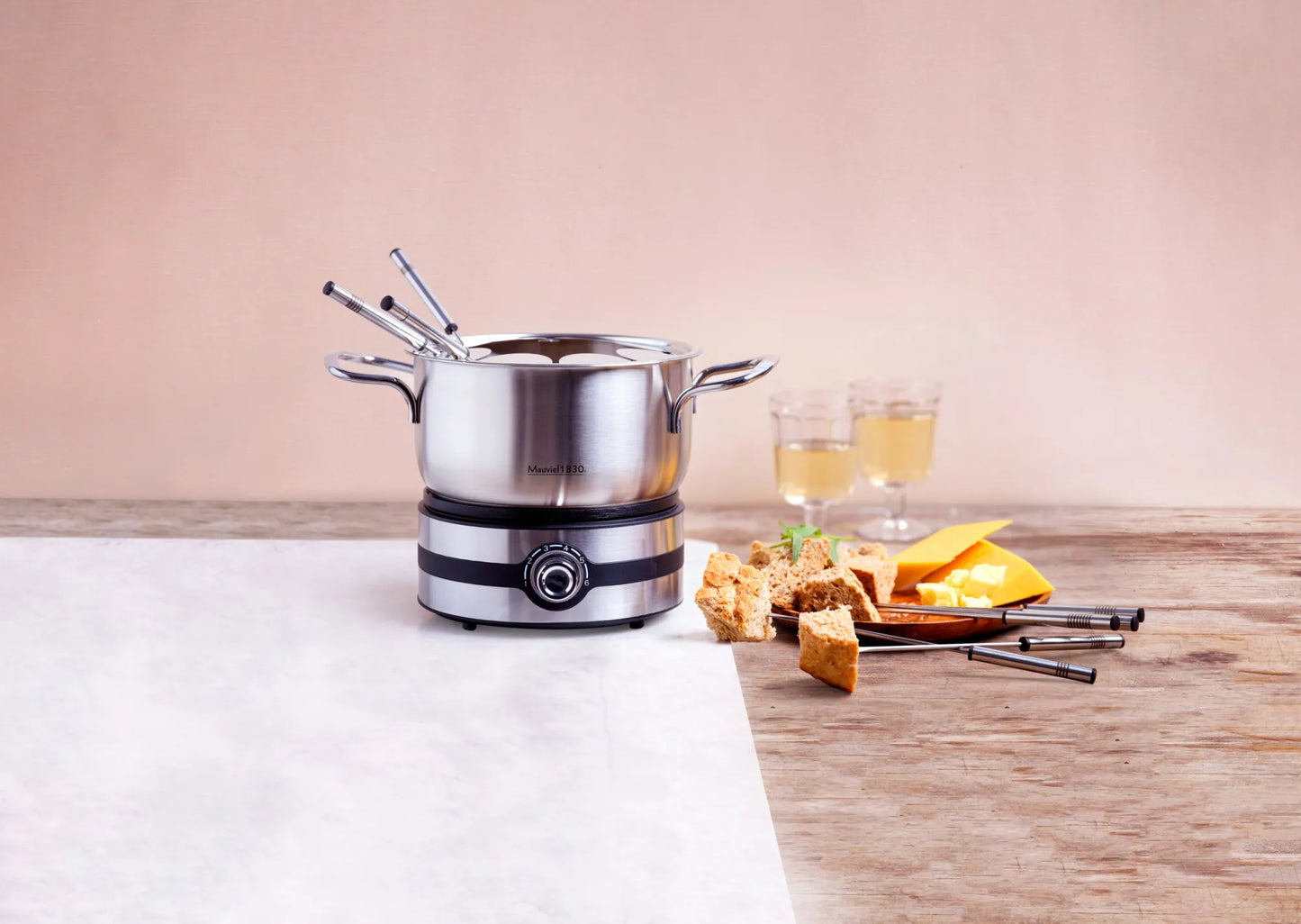 Mauviel 1830 Fondue set 8 personen
