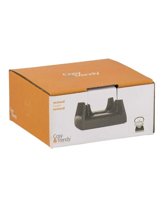 Warmhouder theepot zwart gietijzer