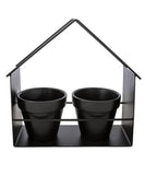 Decorek House x2 pots metaal