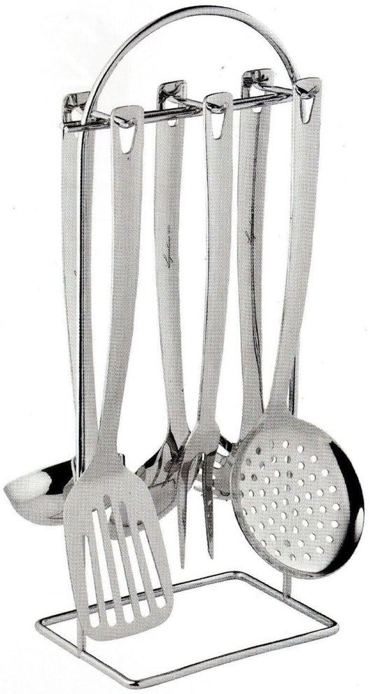 Lagostina elegante keukenhulpjes op staander - 6-delig