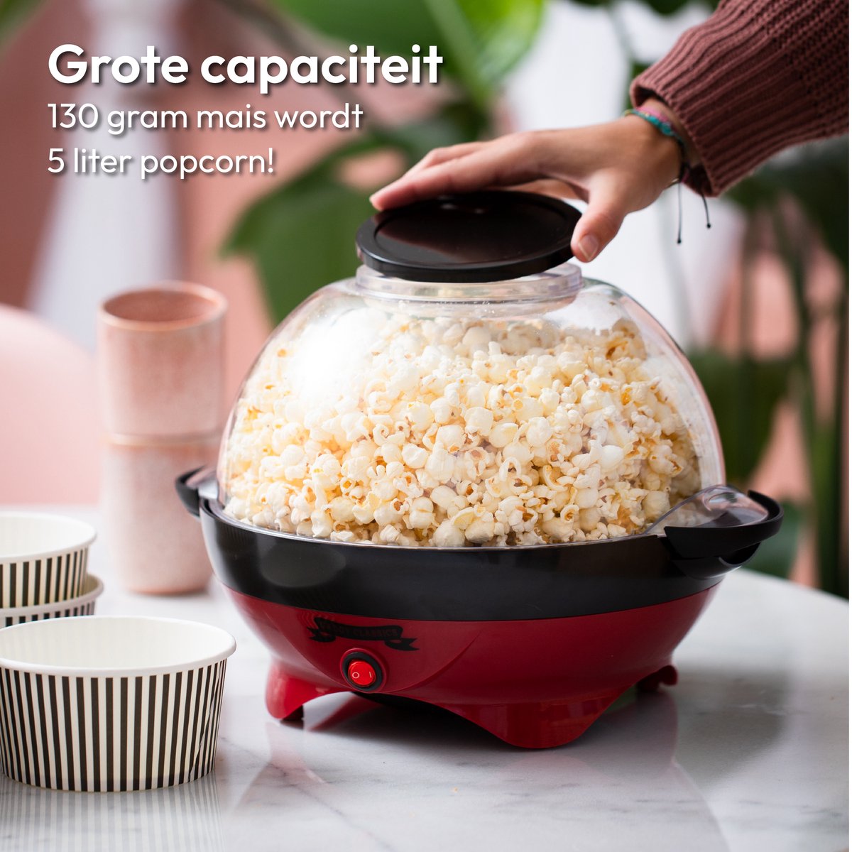 Gadgy Popcornmaker (800W - 5 liter)