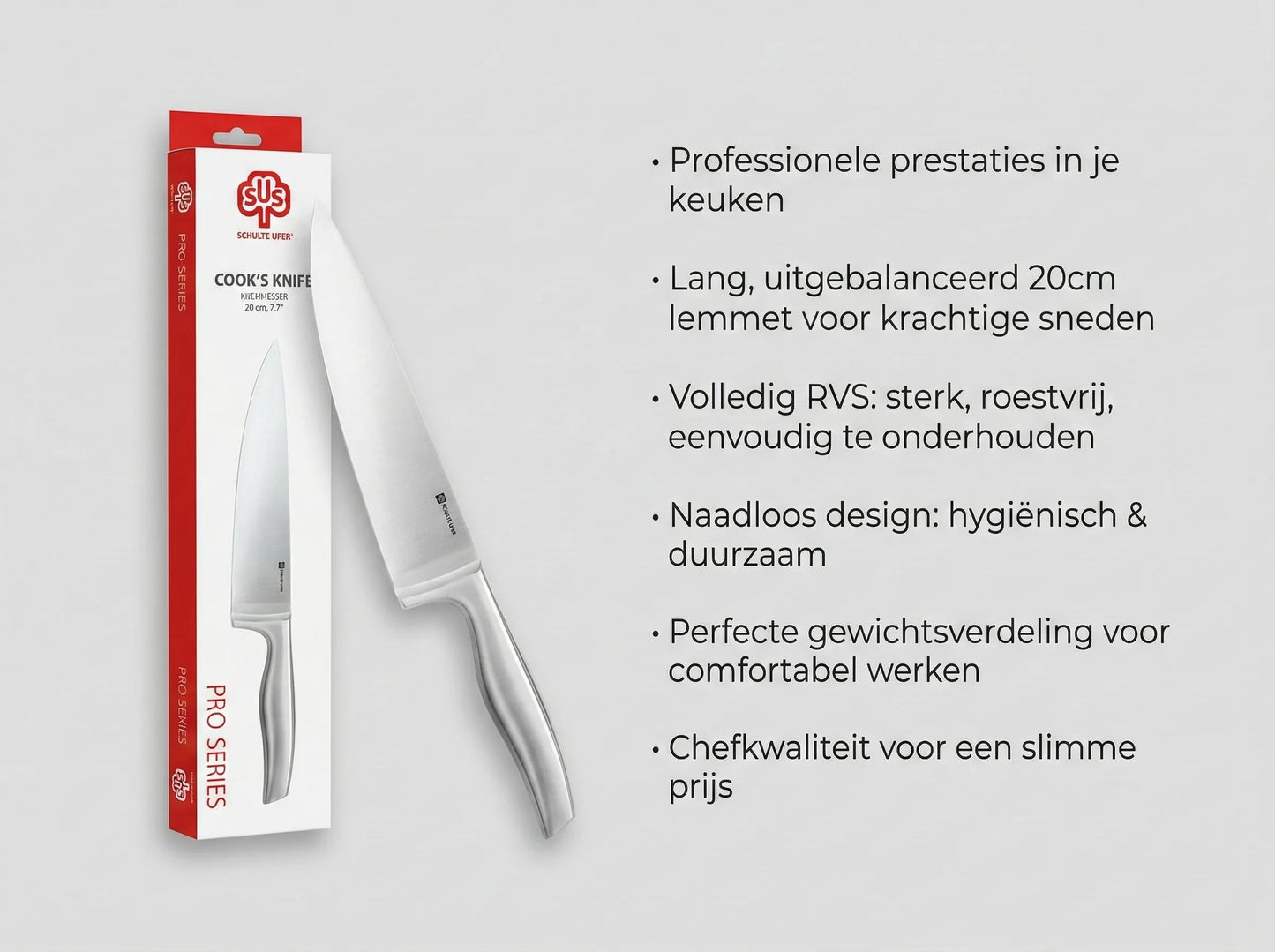 Schulte Ufer Chefmes 20 cm Pro series