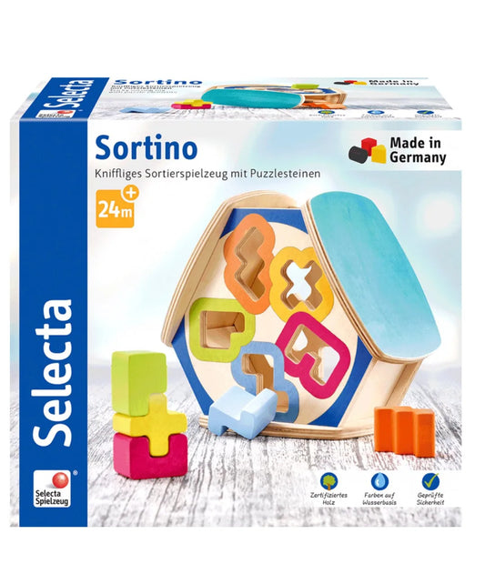 Schmidt Sortino Houten Sorteerbox - 16 cm