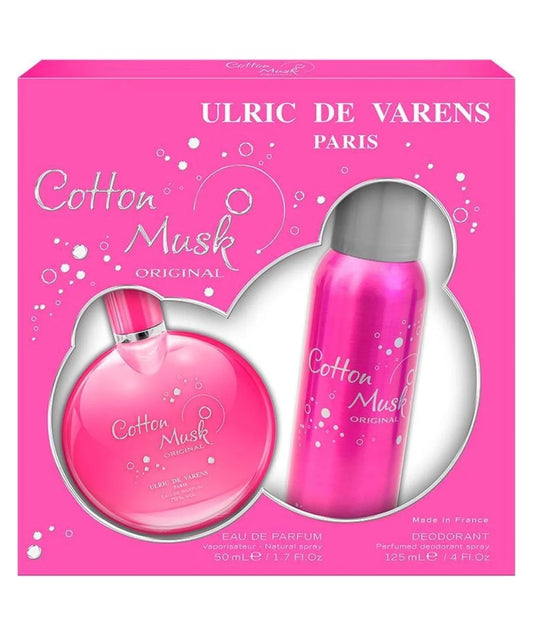 Ulric de Varens Giftset Musk Roze Eau de parfum + Deo