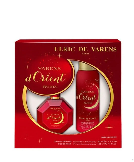 Ulric de Varens Giftset Orient Rubis Rood Eau de parfum + Deo