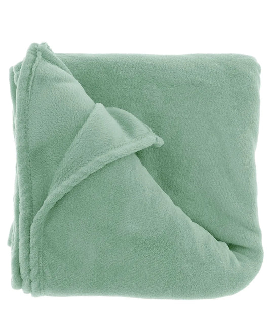 EcoLiving Plaid Baily Surf Blue - 130x180 cm