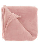 EcoLiving Plaid Baily Old Pink - 130x180 cm