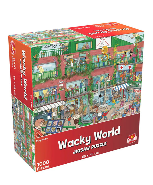 Wacky World Puzzel Stay Safe - 1000 stuks